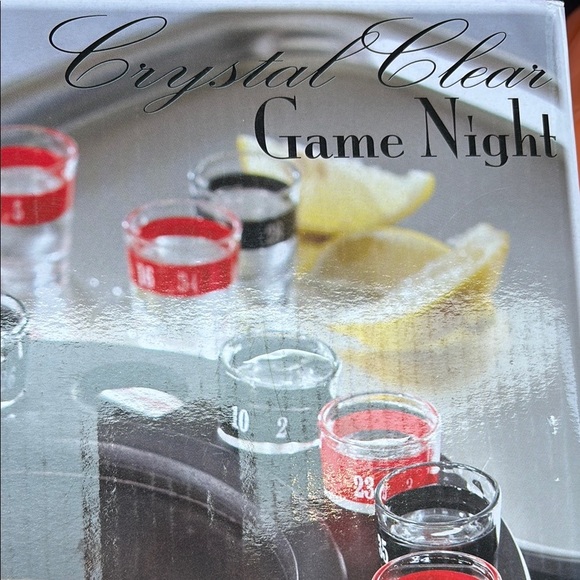 Drinking roulette set Crystal clear game night - Picture 3 of 6